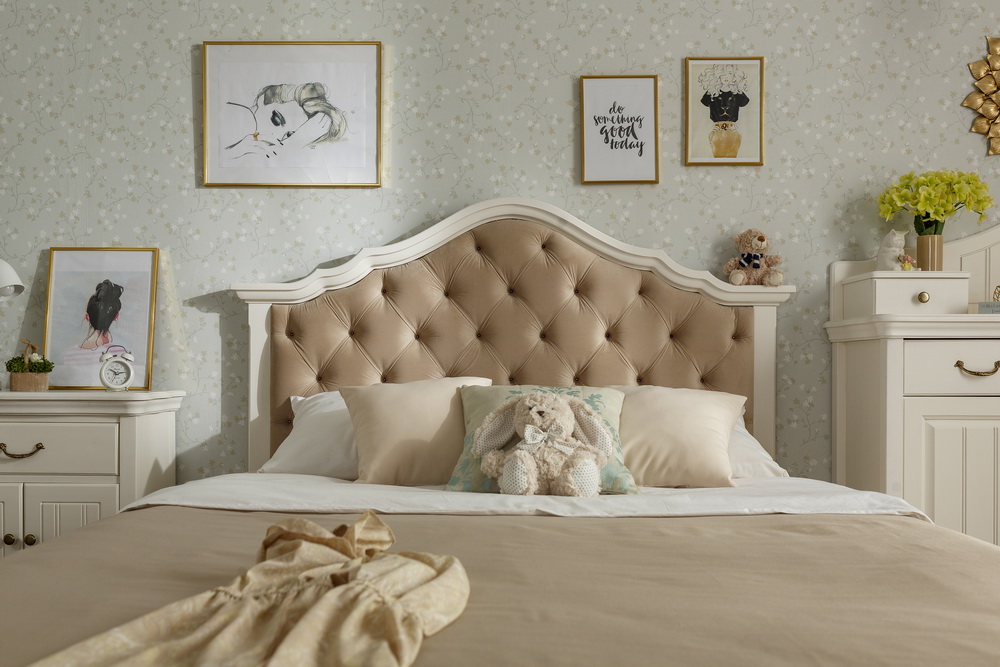 Кровать Айно №18 с мягким изголовьем 1800х2000