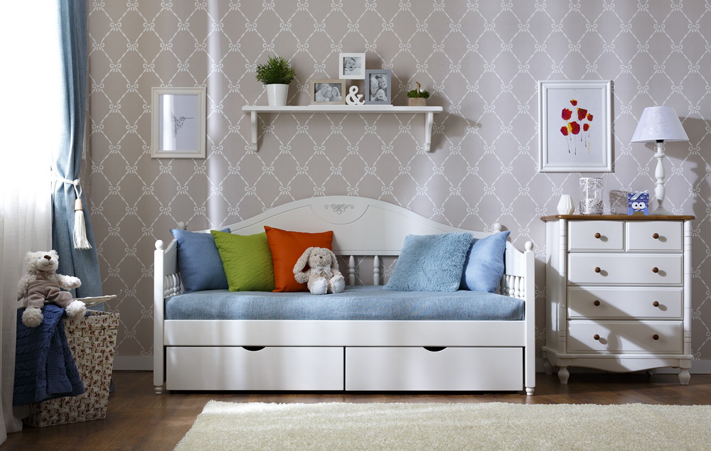 Тахта с 2 ящиками Айно №2 800х2000 с ящиками