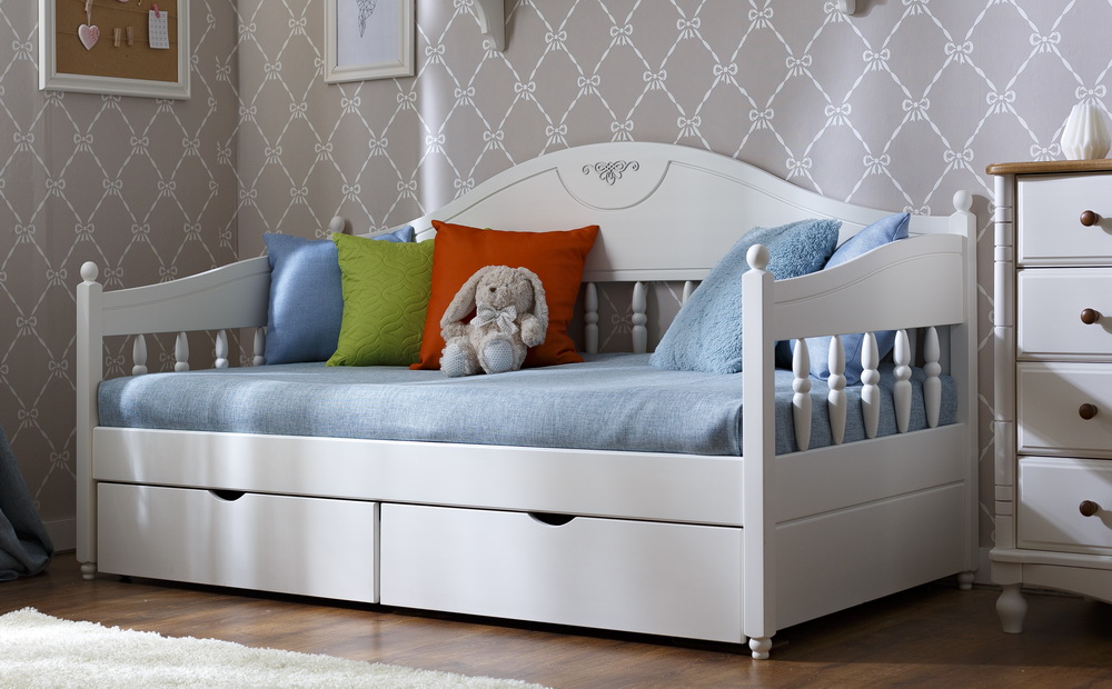 Тахта с 2 ящиками Айно №2 800х2000 с ящиками