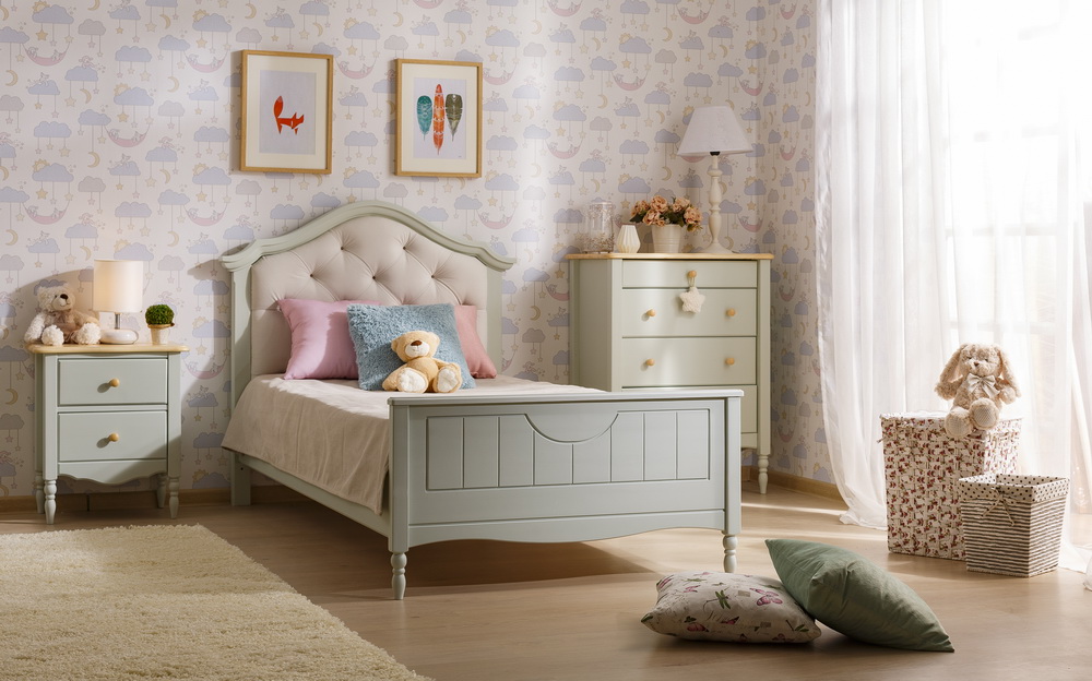 Кровать Айно №17 с мягким изголовьем 1200х2000