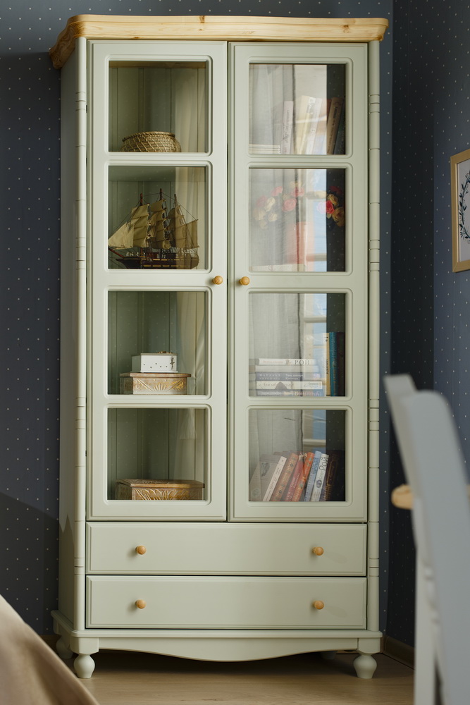 Шкаф книжный с ящиками Айно №3