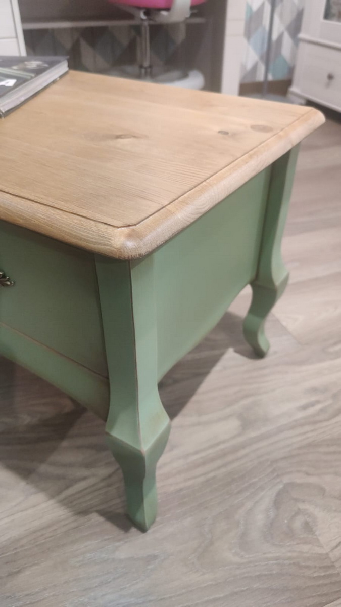 Тумба с ящиком массив сосны Ари-Прованс №8