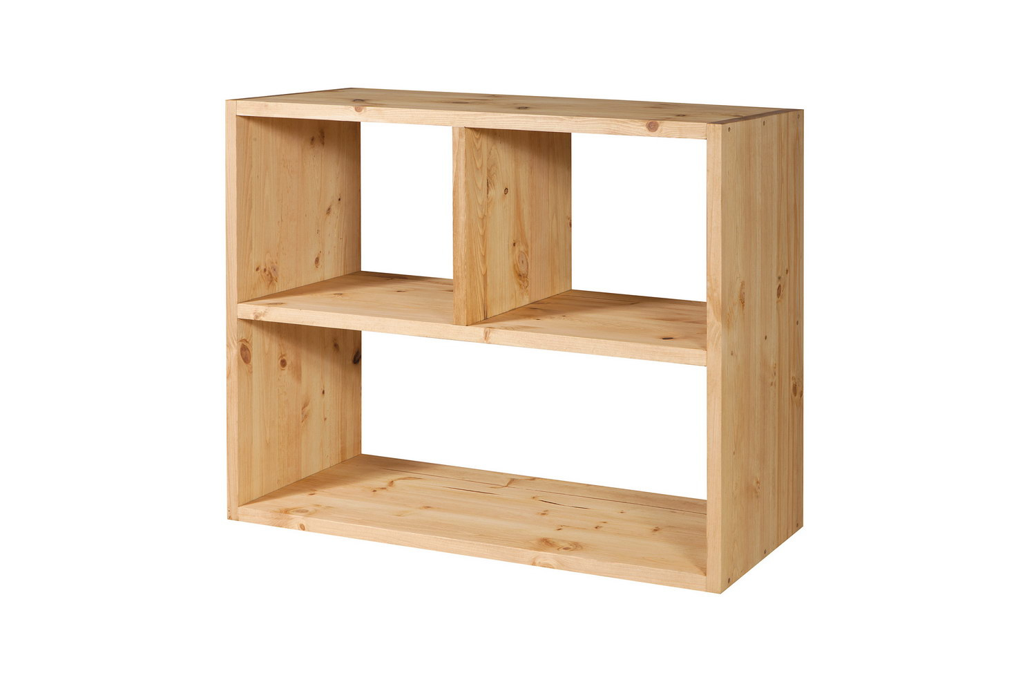 Стеллаж из дерева светлый Арль 3  секции KCCCN