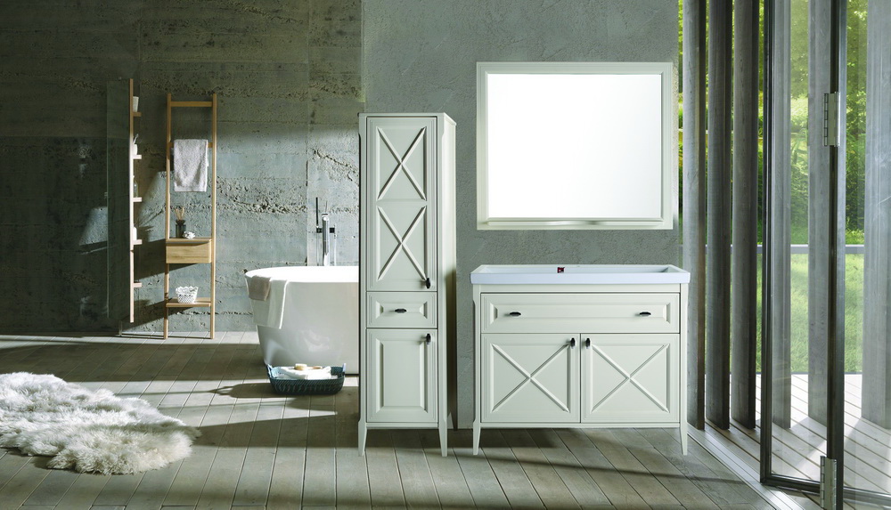 Зеркало Монте 100 с полочкой