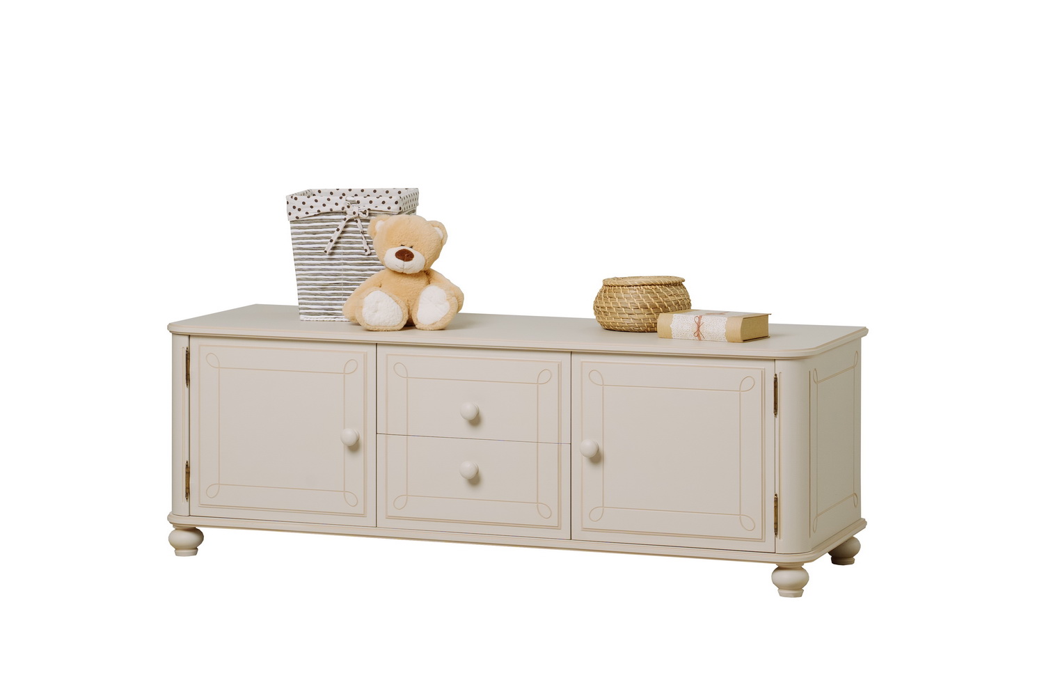 Тумба 2 ящика массив Бетти №12