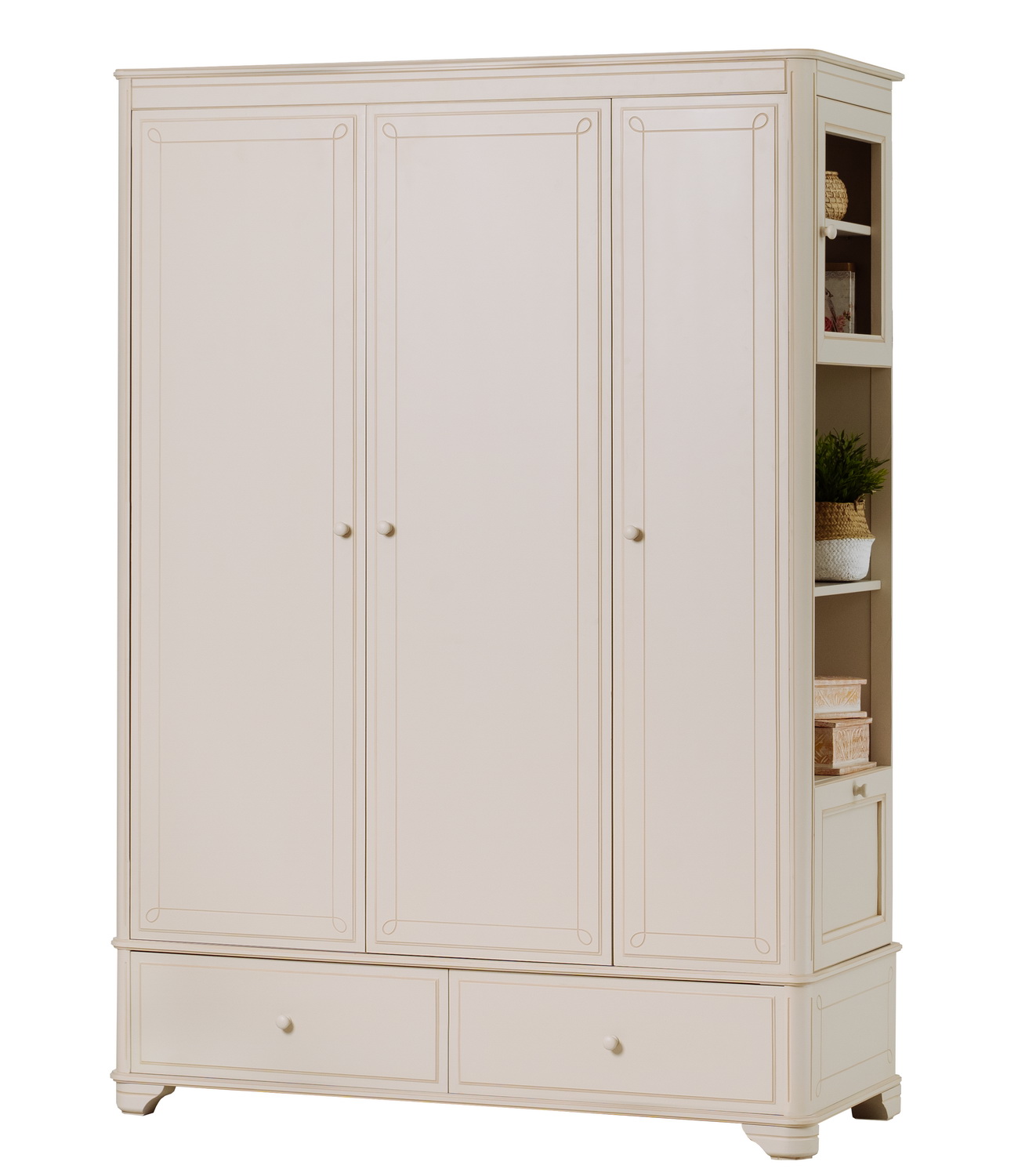 Шкаф с ящиками мдф Бетти 3-ств №5