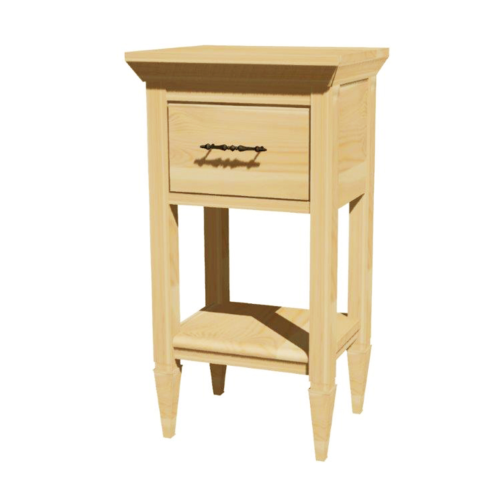 Тумба с ящиком сосна Дания №6