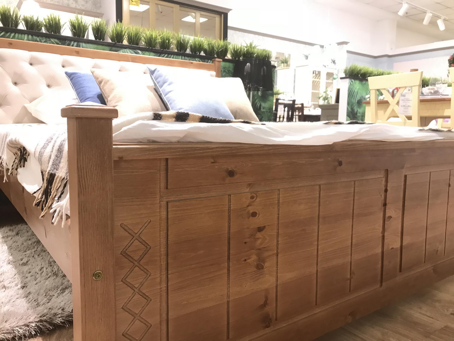 Кровать Дания 1 с мягким изголовьем 1400х2000