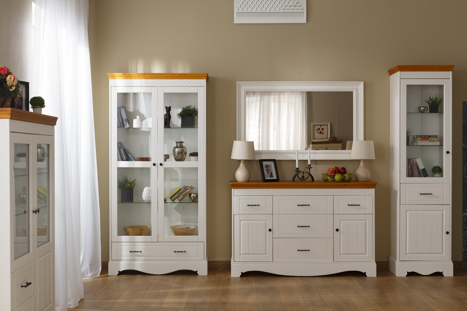 Комод с 5 ящиками массив сосны Дания №7