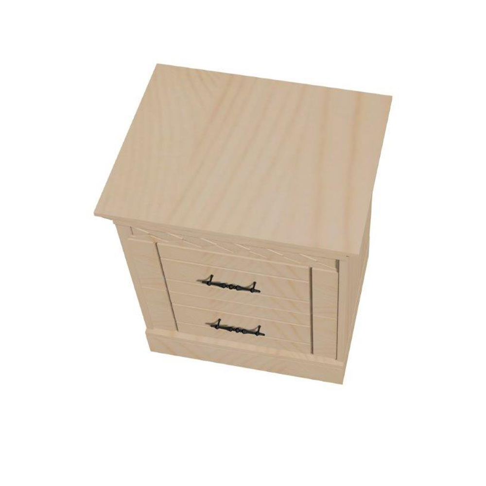 Тумба с 2 ящиками сосна Дания №8