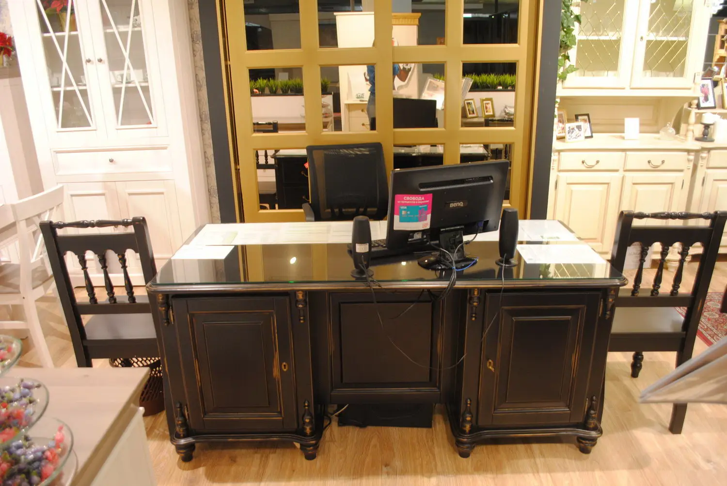 Стол Скандия 2-х тумбовый кабинетный 6.1.05