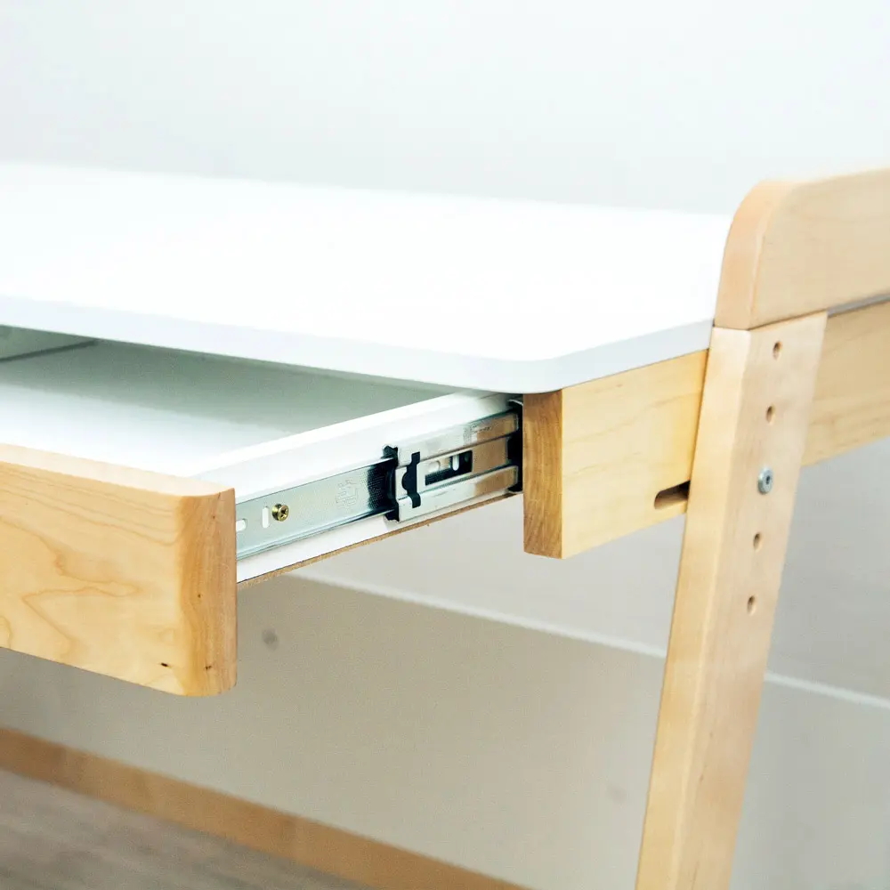 Стол массив березы Rabbit Wood Вуди белый