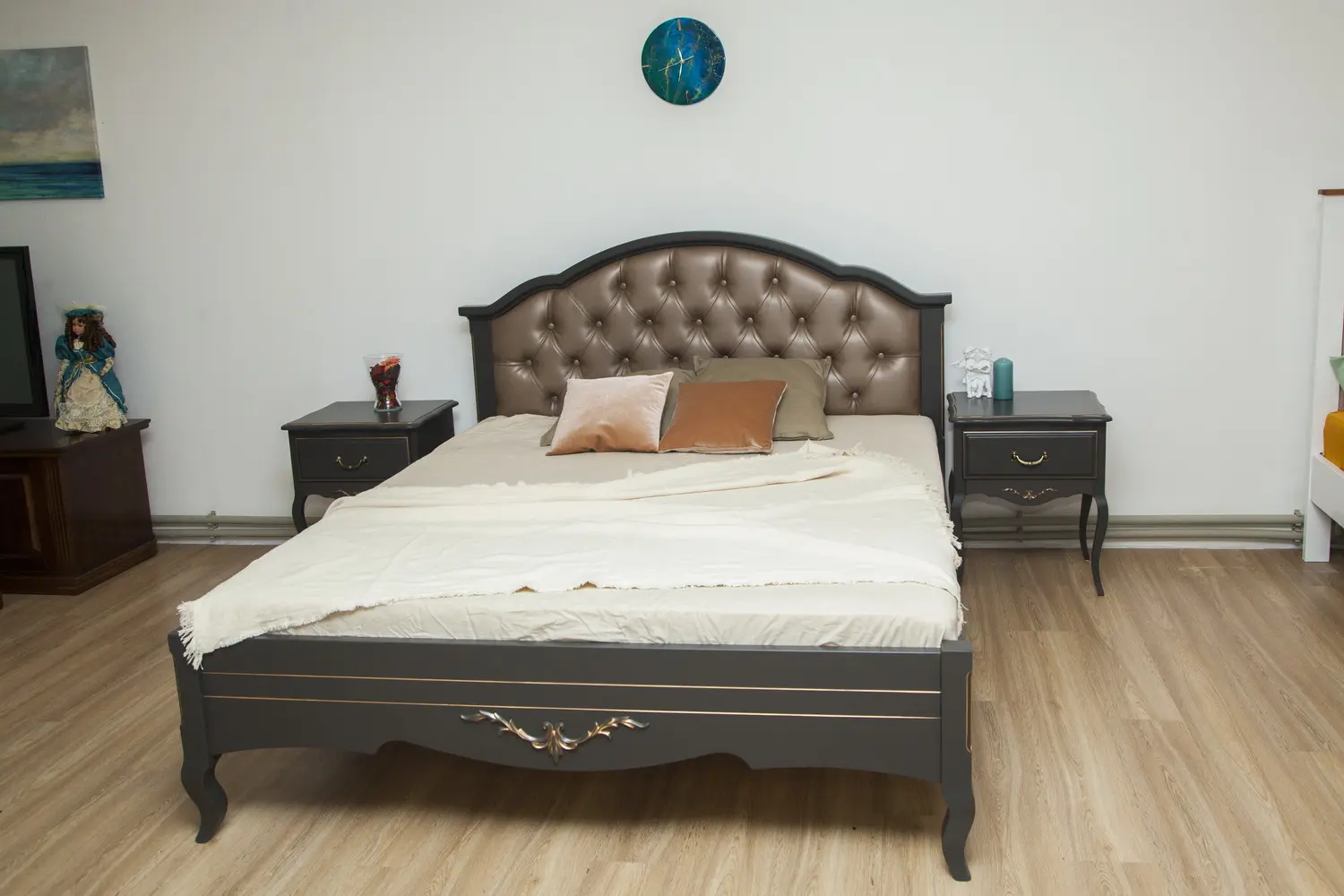 Кровать Флоренция 1600х2000 с каретной стяжкой