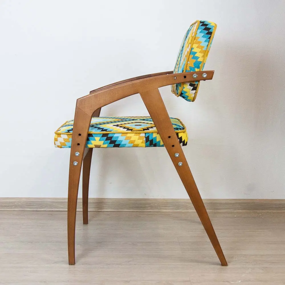 Стул массив березы  Rabbit   Wood Бруно орех+гобелен Узор  