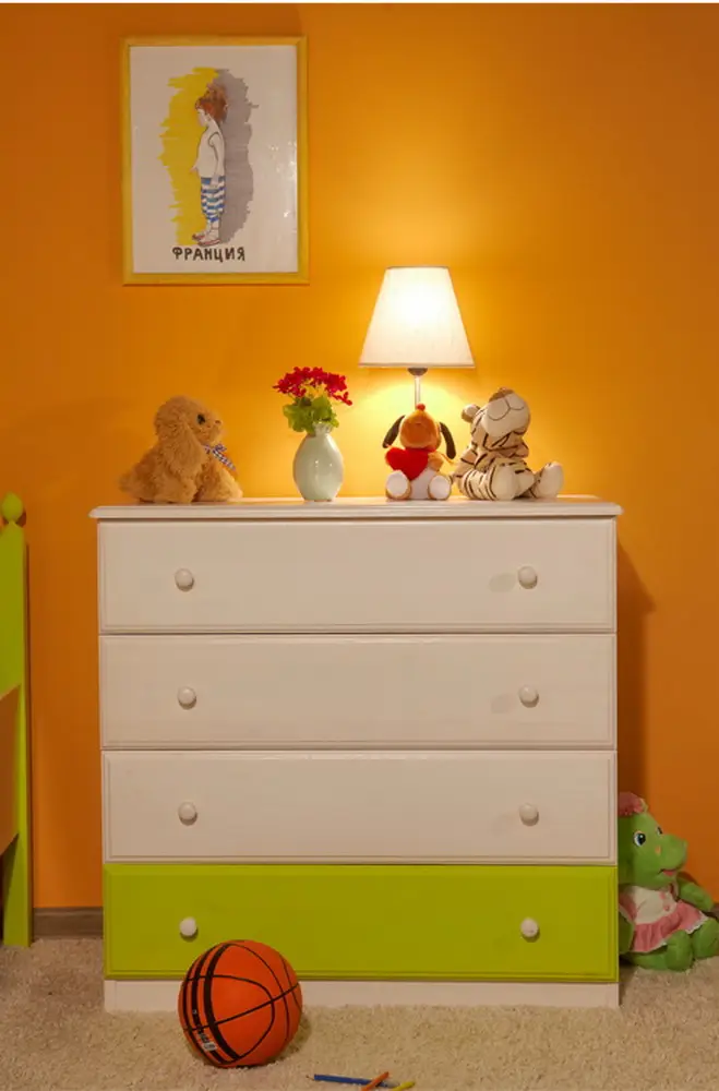 Комод деревянный 4 ящика Классик №1