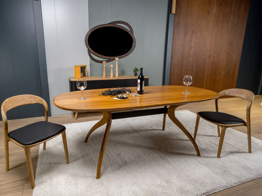 Стол массив дуба Архар обеденный 2000