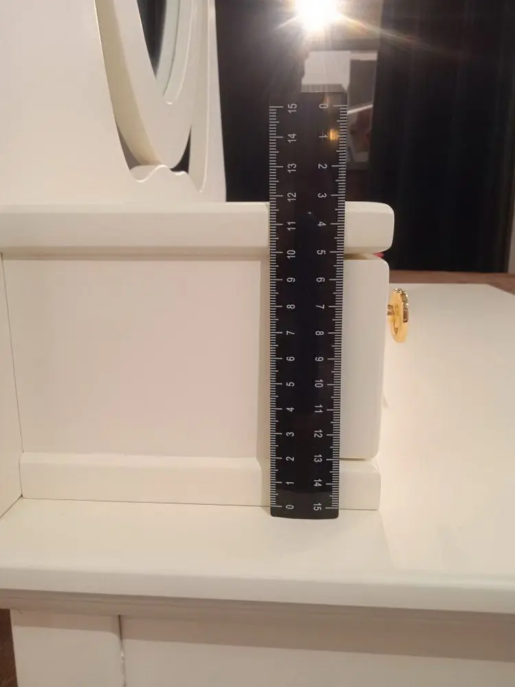 Дамский стол с 5 ящиками и зеркалом «Римини"