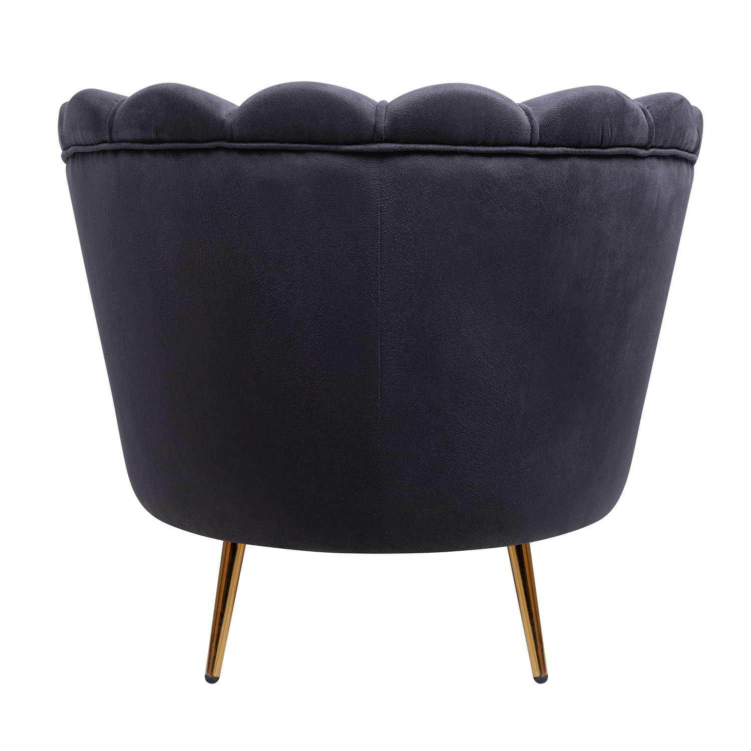 Низкое кресло ракушка Pearl Black