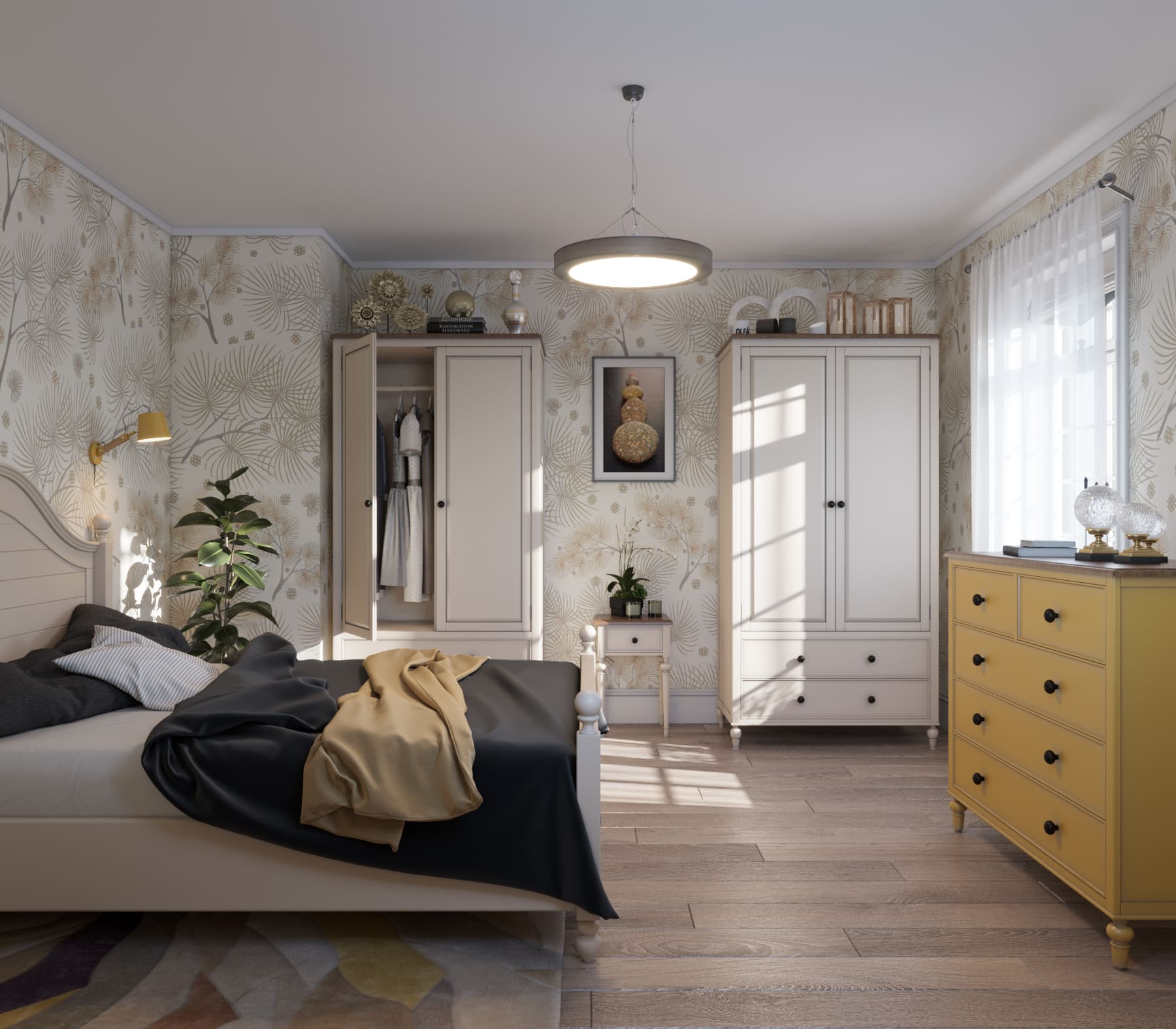 Кровать в стиле Прованс "Odri" 1400х2000