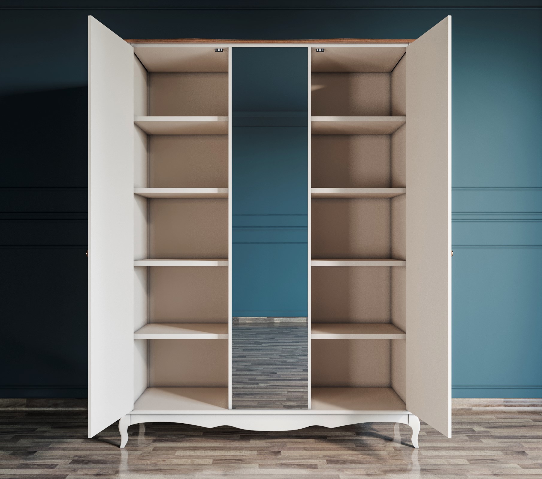 Шкаф Leontina двухстворчатый с зеркалом