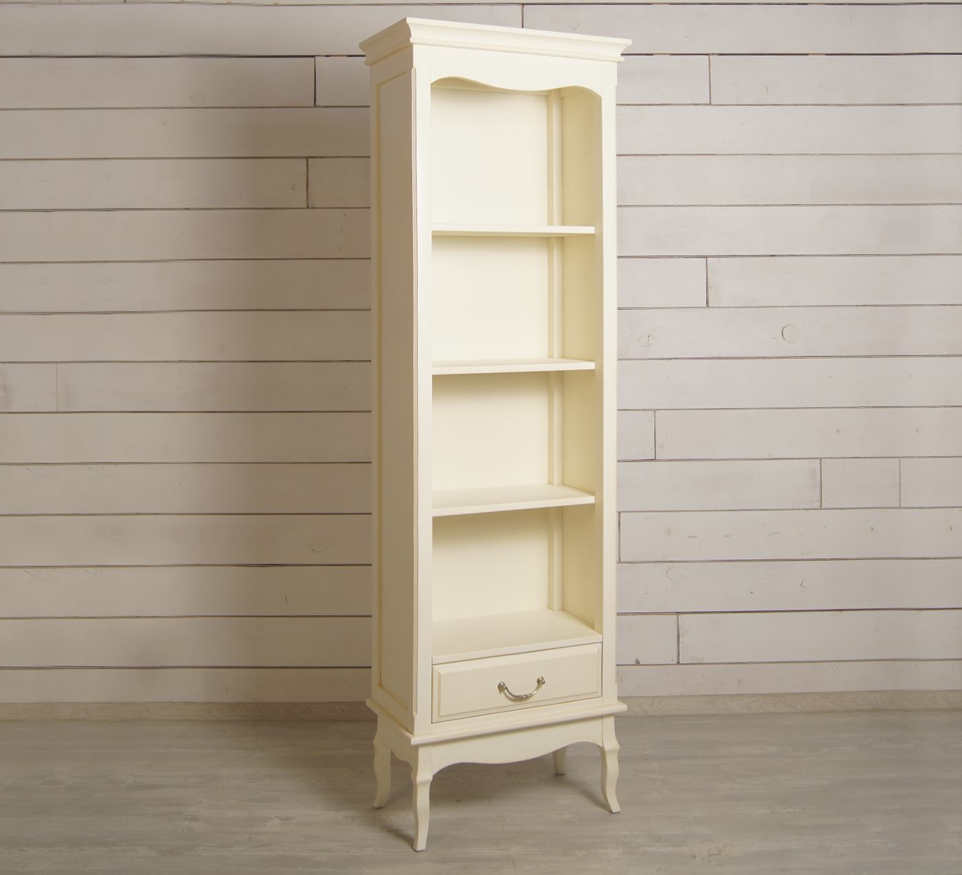 Стеллаж с ящиком дерево "Leontina" узкий