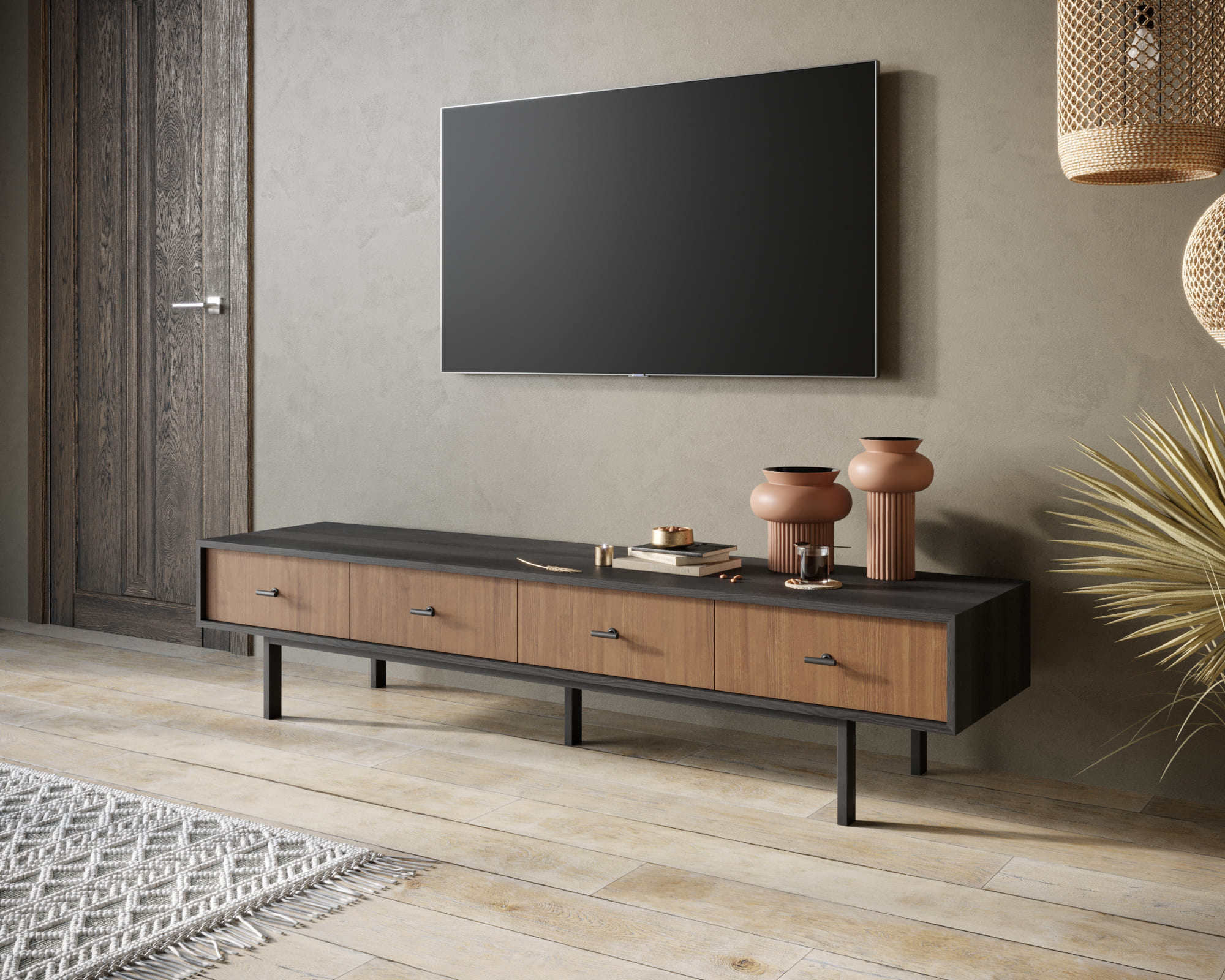 Комод с четырьмя ящиками под TV "Emerson"