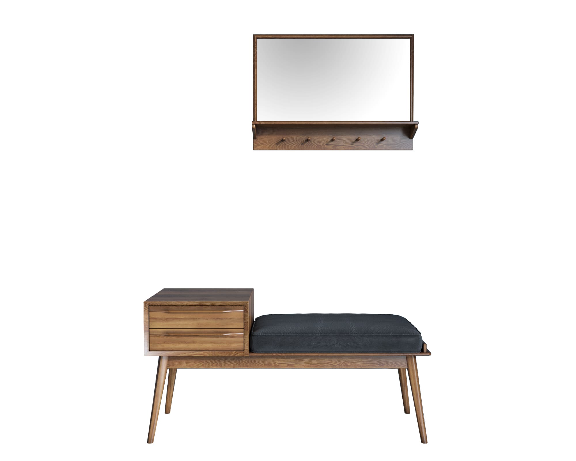 Лавка с зеркалом "Bruni"