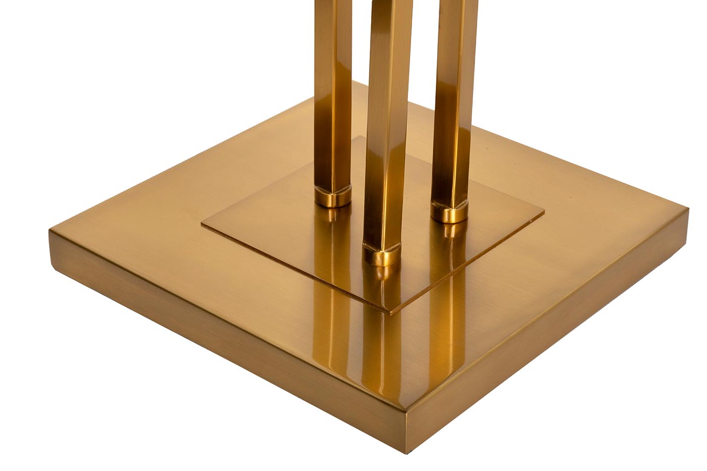 K2KM1125F-3 Торшер металлический "Гинкго" латунь 