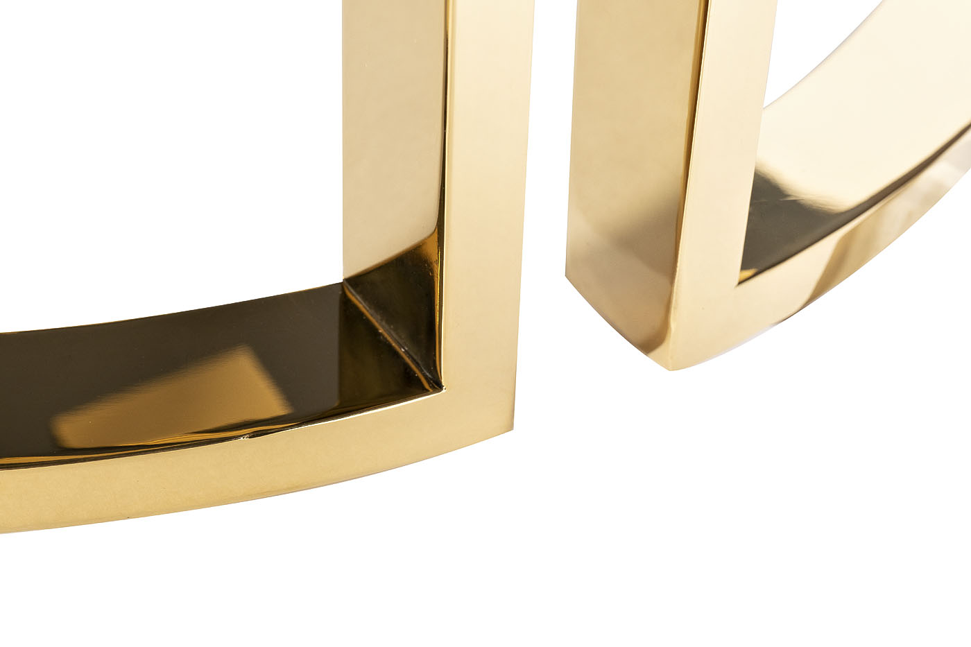 47ED-GDCT002 Стол журнальный GardaDecor темн.стекло/зол 