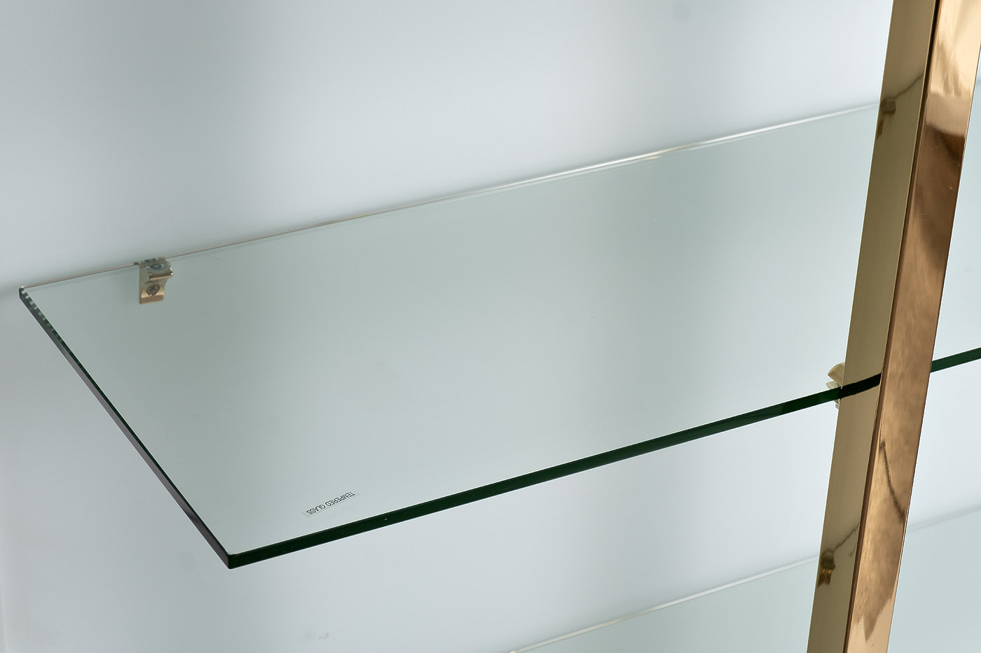 58DB-SH17071CS Стеллаж Marbella White бел/зол. 