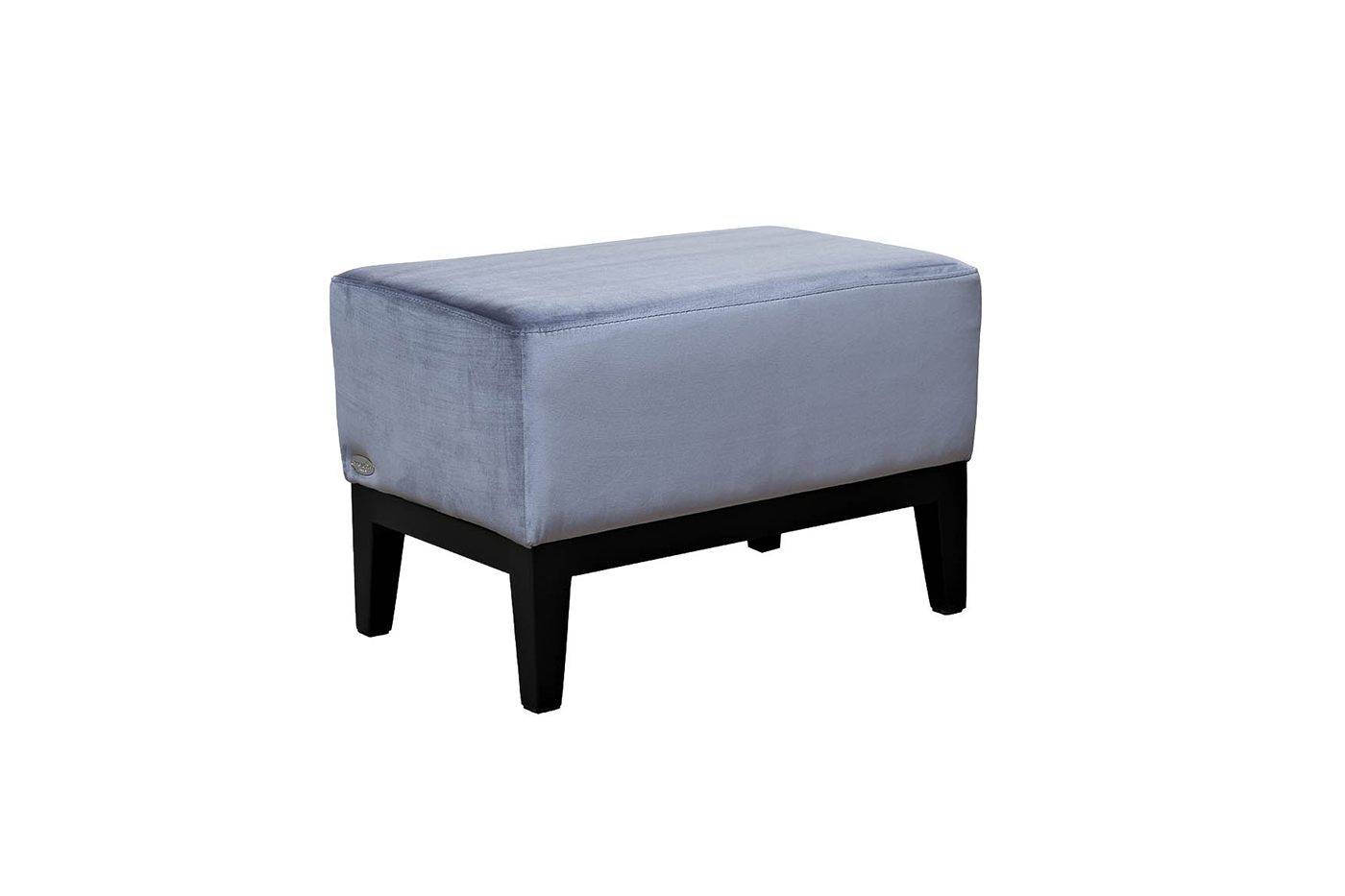 Банкетка Stella 60 прямоугольная синяя Velv Sin 