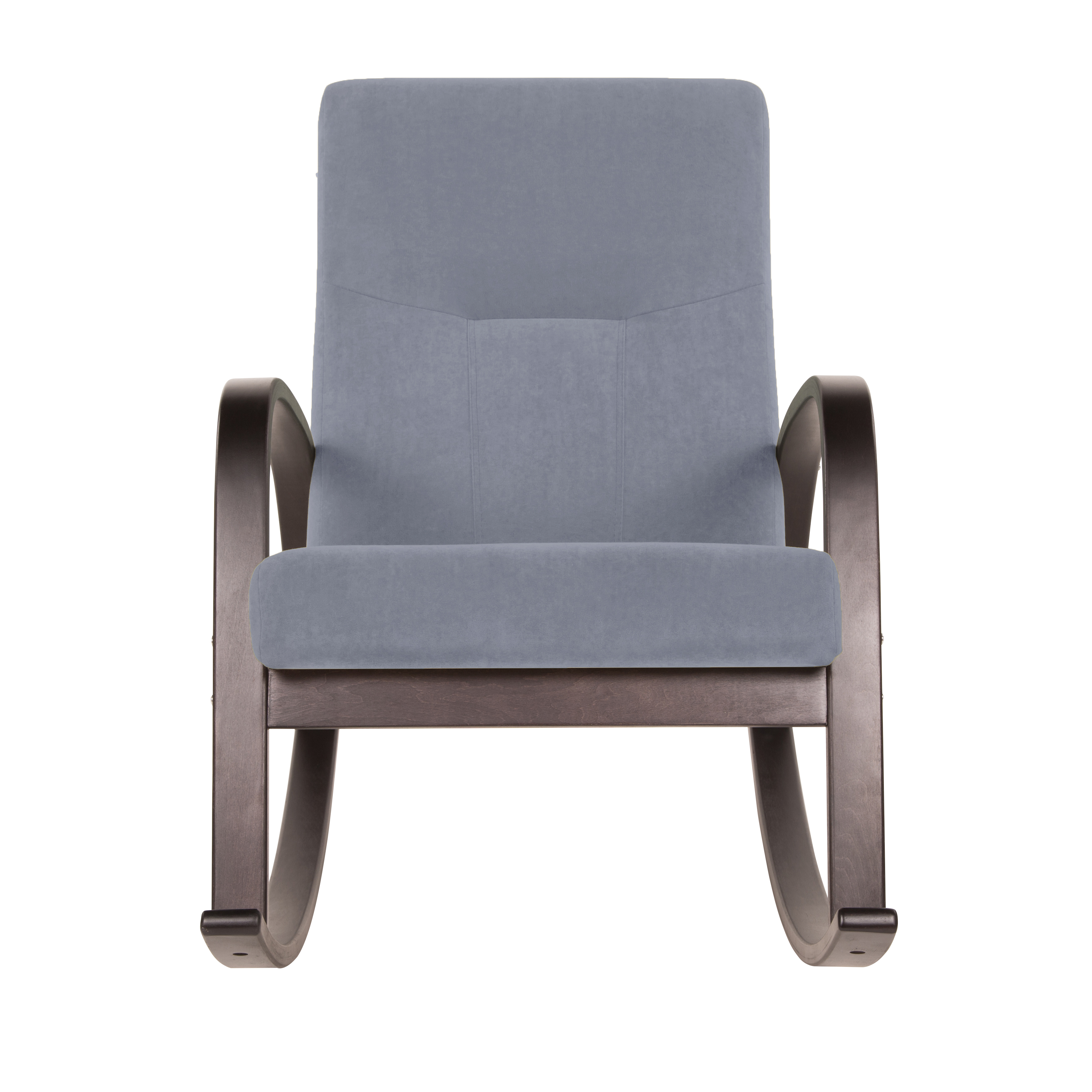 кресло-качалка Ирса Фреш 12 светло-серый каркас Орех