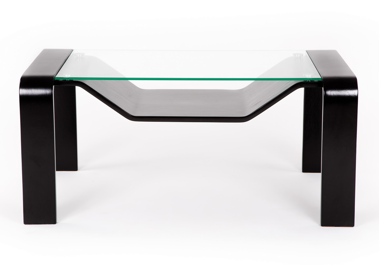 журнальный стол Гурон 1   каркас  Венге структура