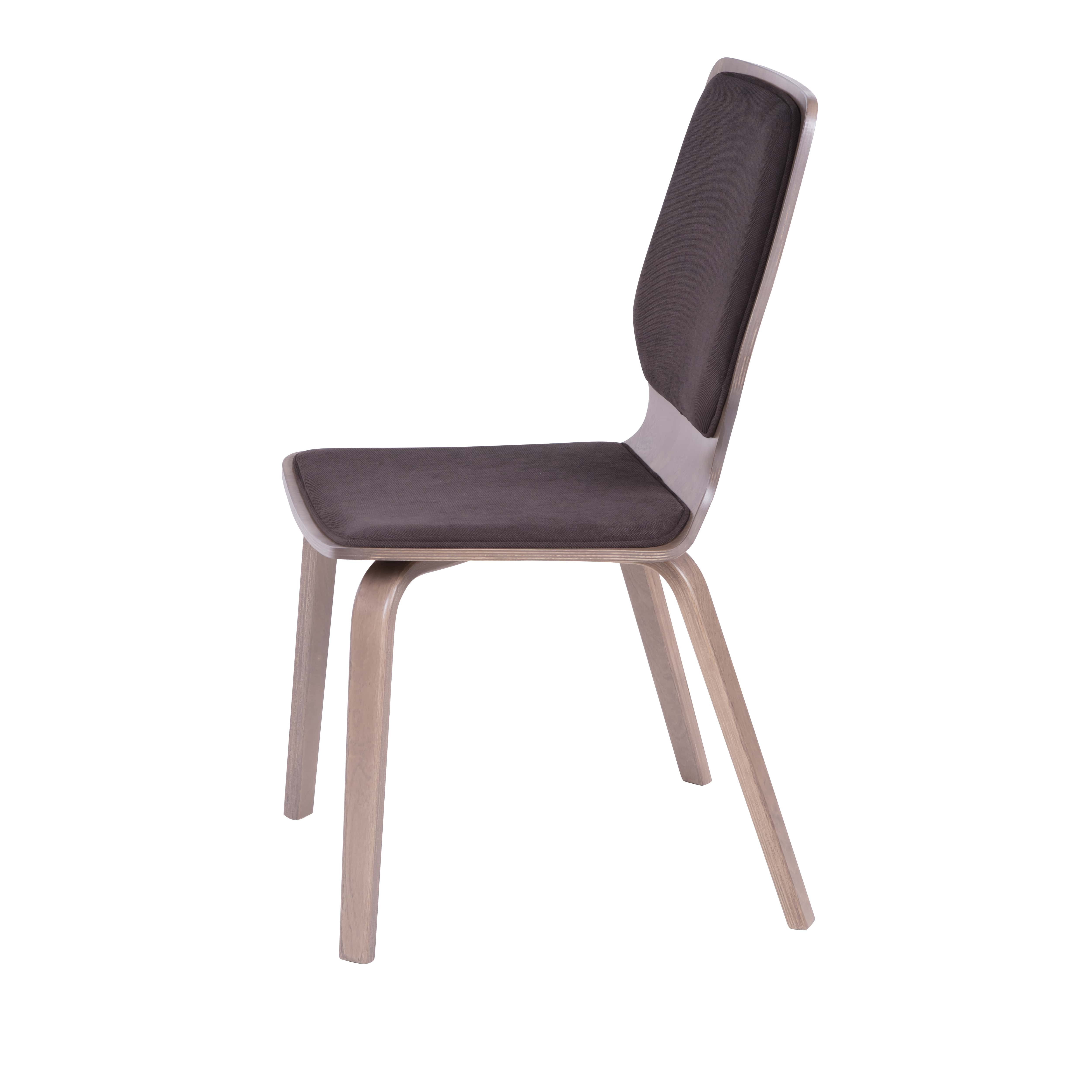 стул Бертран Грей браун каркас Шимо