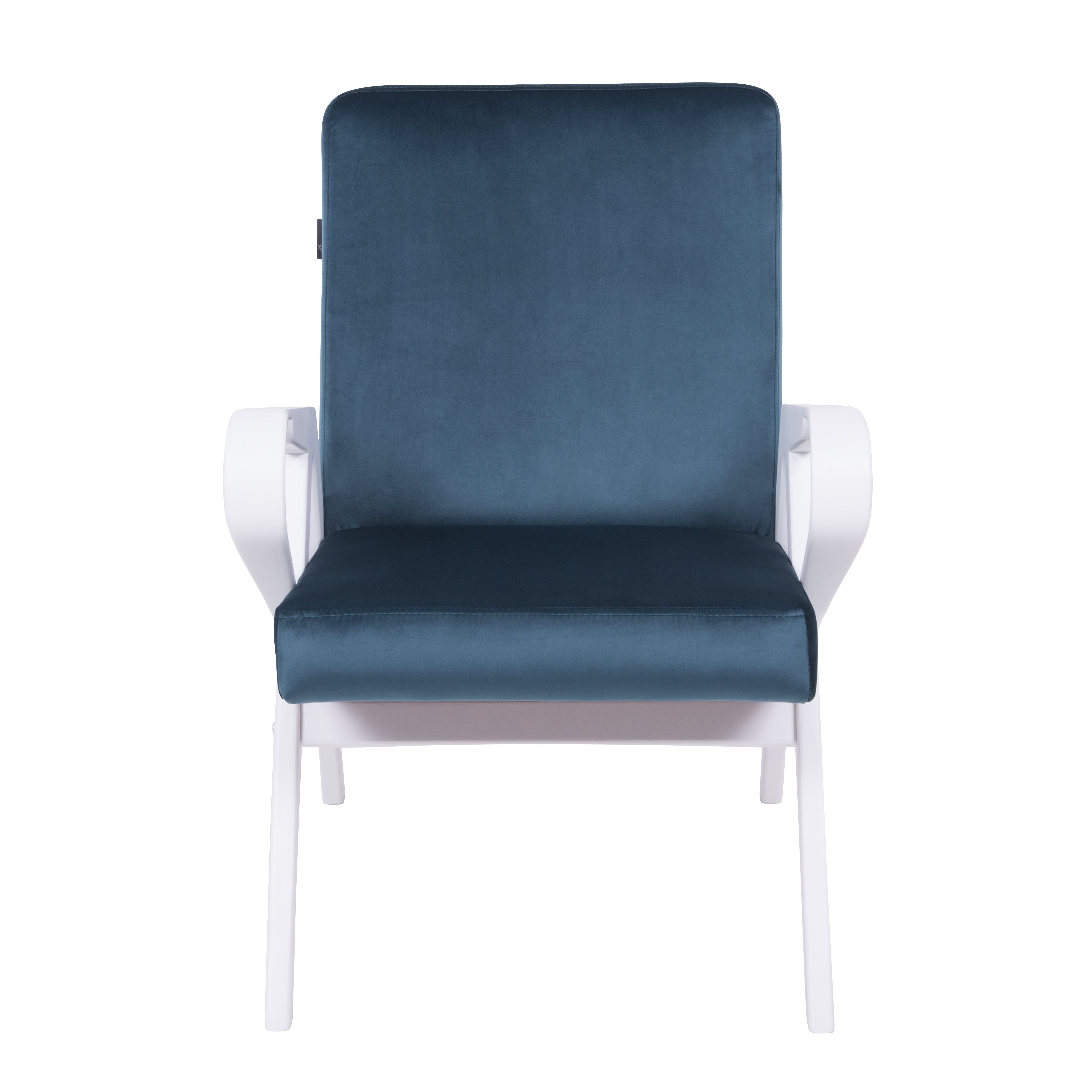 кресло Форест Малахит каркас Белый