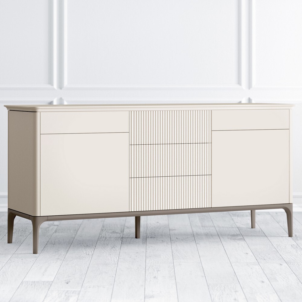 Комод с 3 ящиками белый большой Pr07NTE