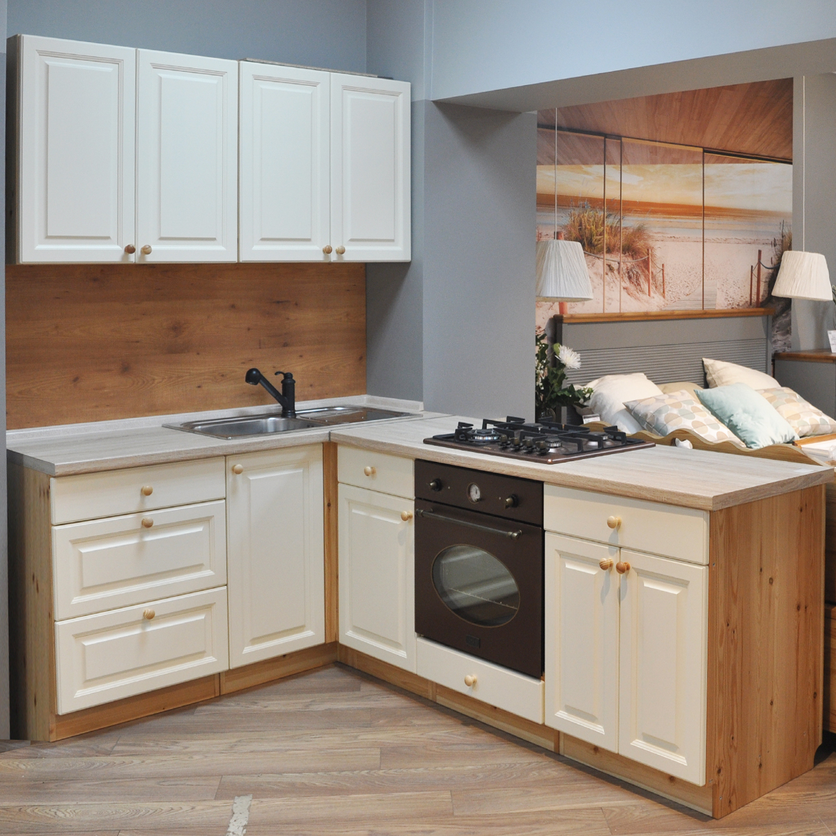 Кухня Весури слоновая кость