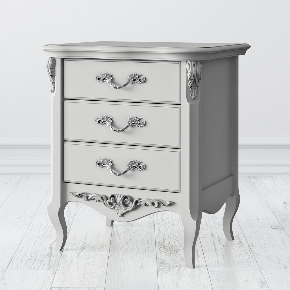 Прикроватная тумба 3 ящика 