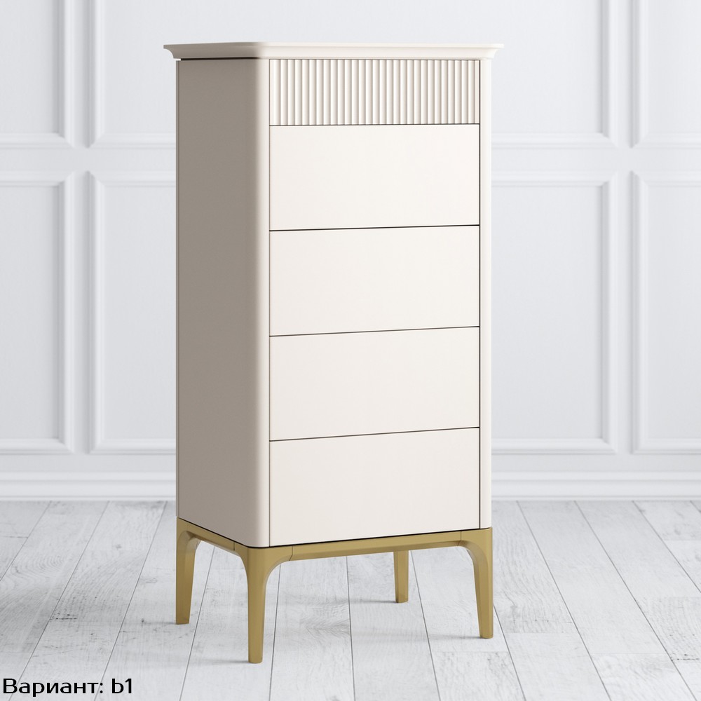 Комод узкий 5 ящиков