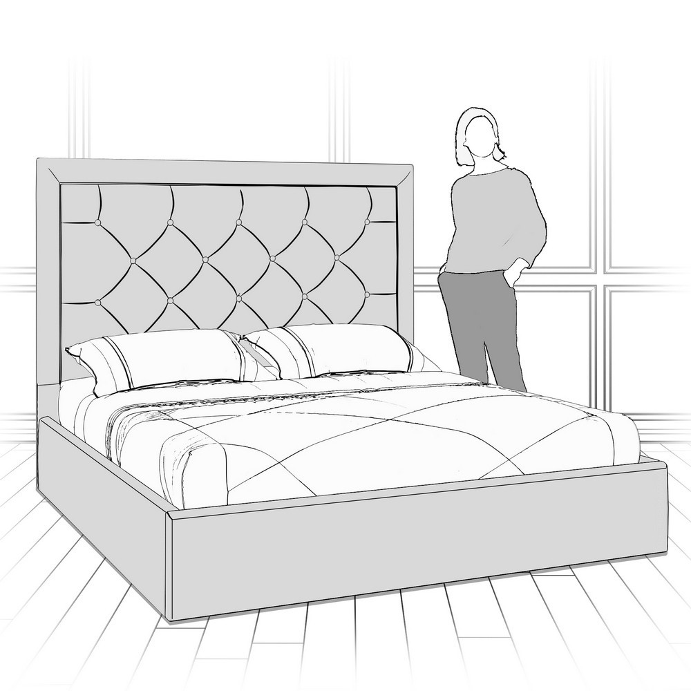 Кровать с подъемным механизмом K20-1200-B14