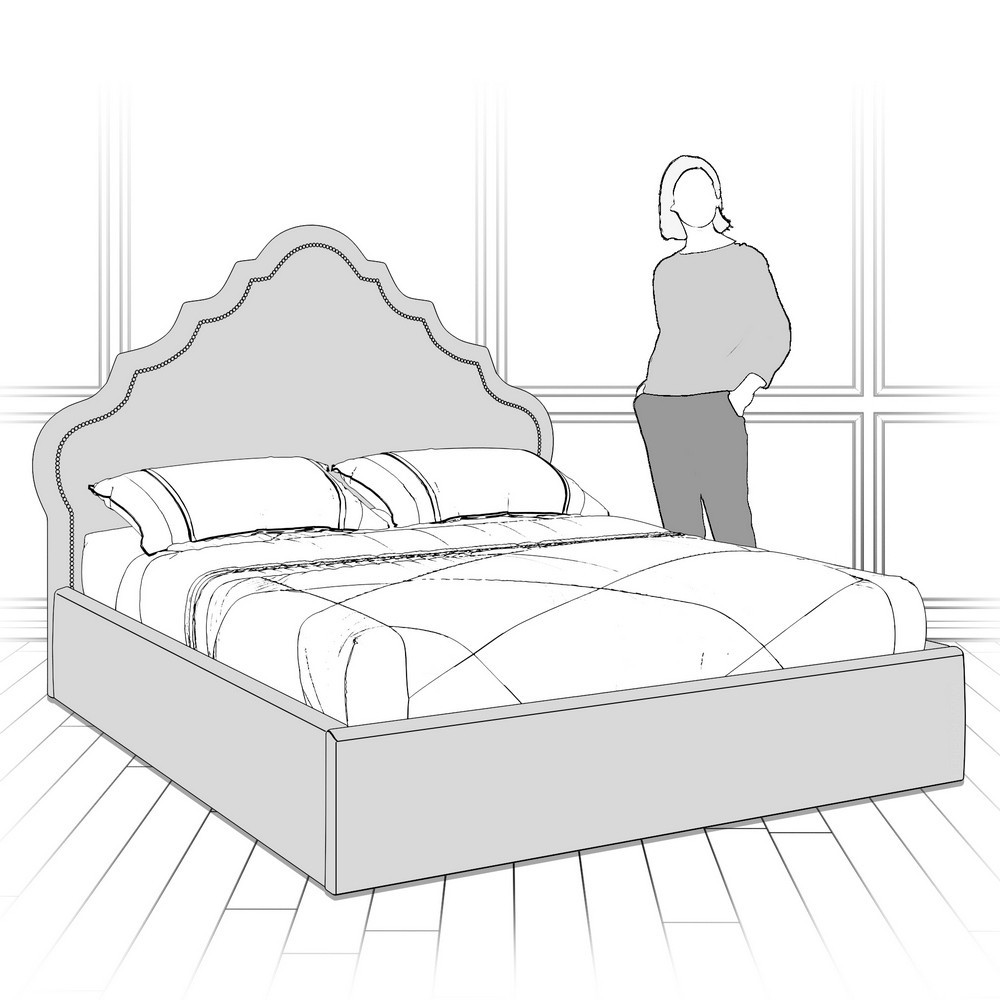 Кровать с подъемным механизмом K08-1200-N-B01