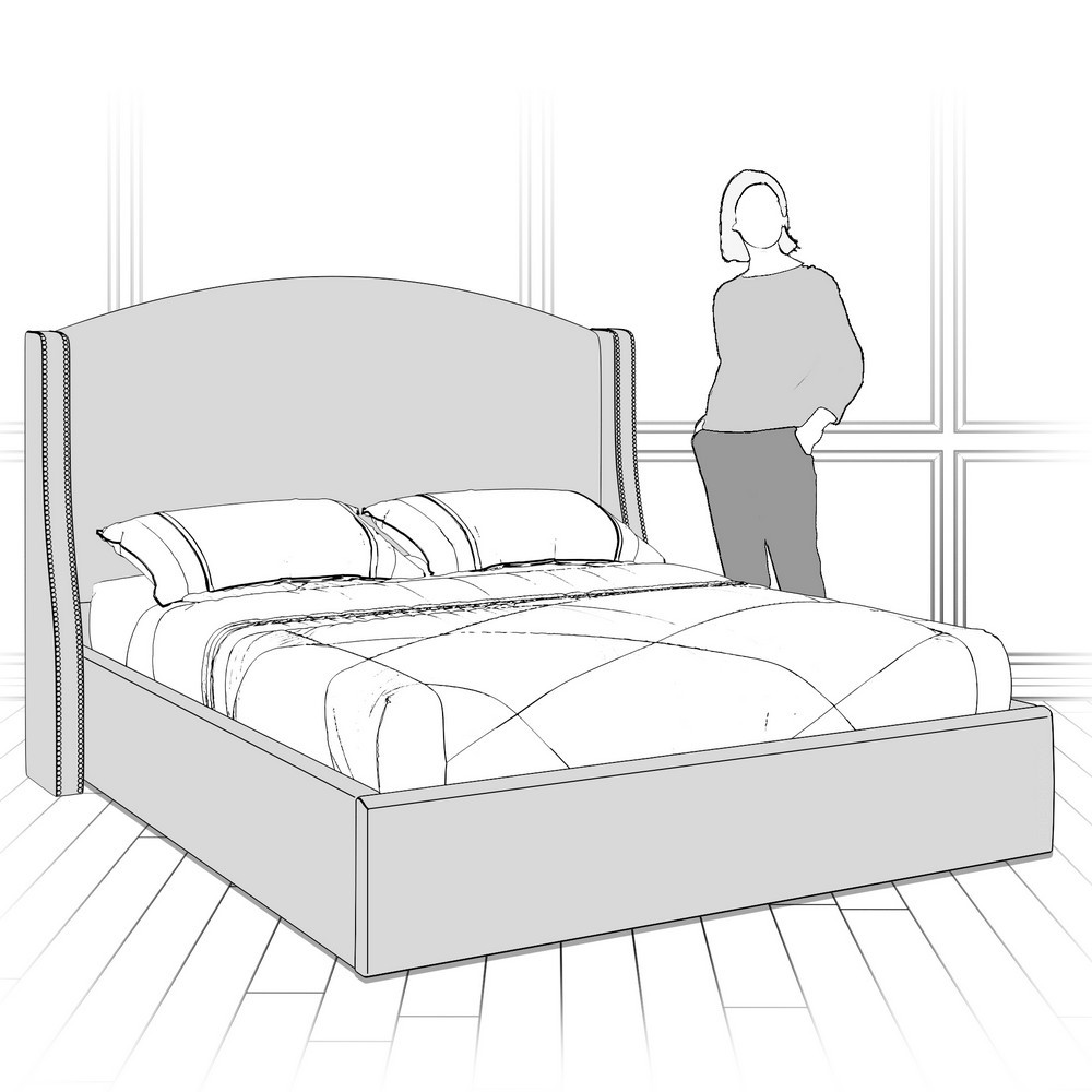 Кровать с подъемным механизмом K10-1200-N-B14