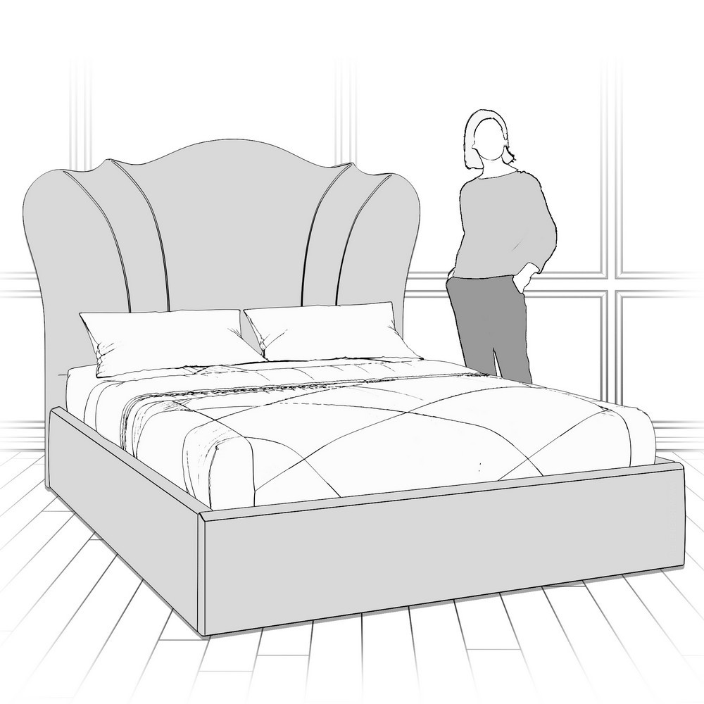 Кровать с подъемным механизмом K60-1200-B18