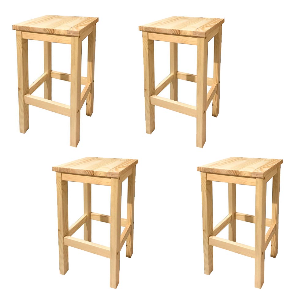 Набор массив сосны табуретов Дени (барный)