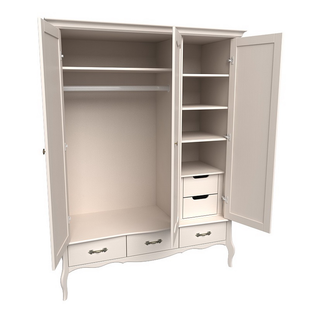 Шкаф ЛеБо 3-дверный с 3 зеркалами