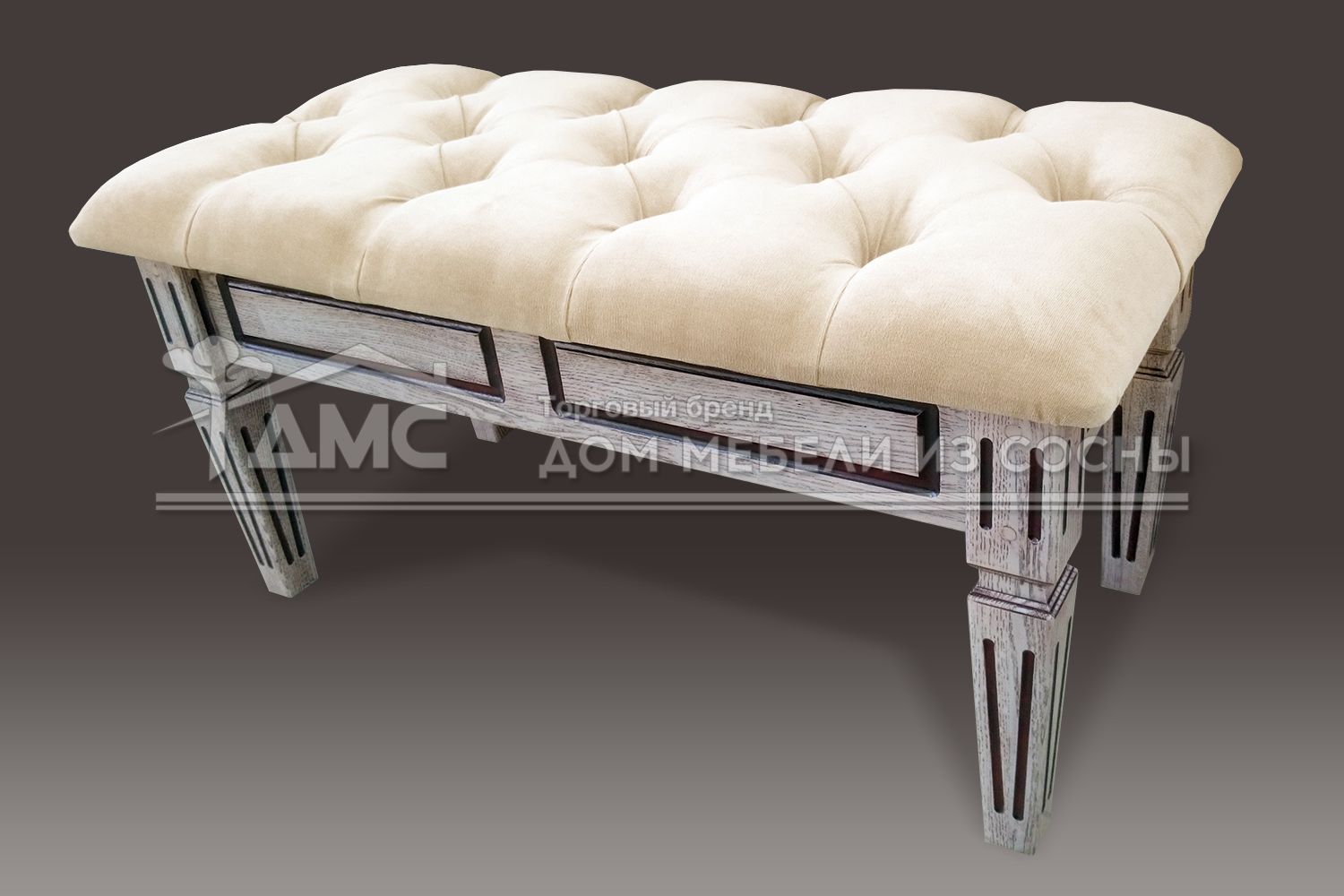 Банкетка с каретной стяжкой