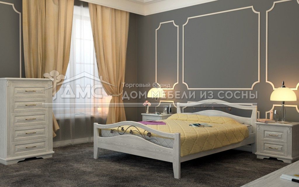 Кровать Алиса (ковка) 1600х2000