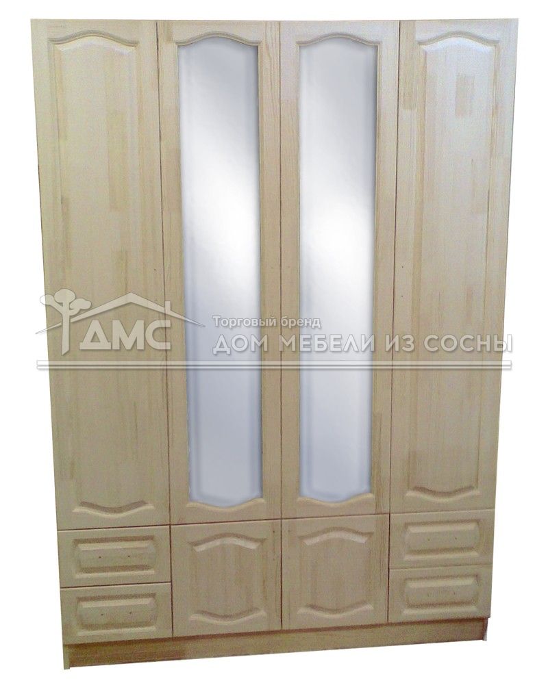 Шкаф 4-х ств. Лира