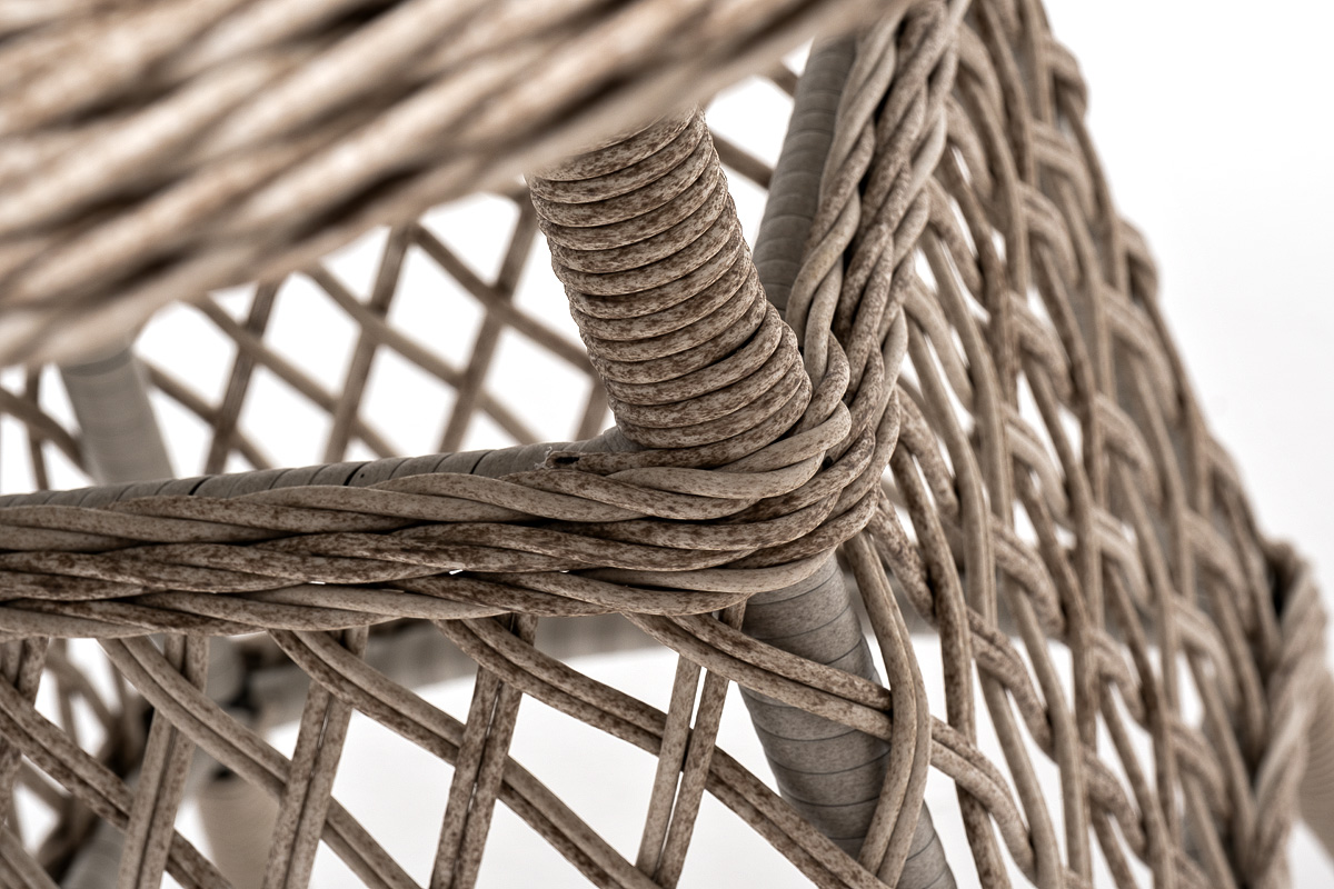 "Эспреззо–80 R" обеденная группа плетеная, цвет бежевый