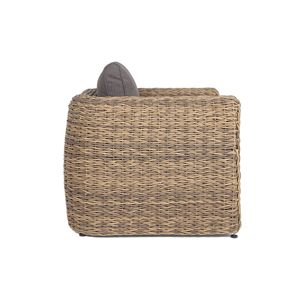 "Клиари" кресло из искусственного ротанга (гиацинт), цвет соломенный